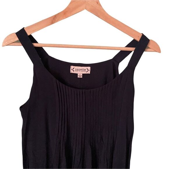 NWT Nanette Lepore Front Pleated Sleeveless Maxi Dress in Size 4 - Picture 4 of 8